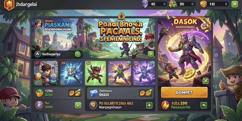 dewi11 - Berbagai karakter menarik untuk dipilih.